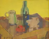 Mladen Veža, Still Life, 1978., tempera and watercolor on paper