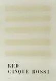Radomir Damnjanović Damnjan, Disinformation. Red five reds., 1976., serigraphy on paper