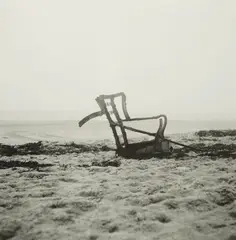 Miljenko Horvat, Chair in the Sand 1, photograph on paper