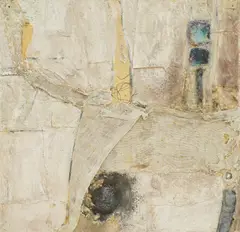 Miljenko Horvat, 2-II, 1962., Collage and tempera on cardboard