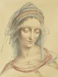 Dimitrije Popović, Homage to Leonardo, 1990., colored pencil on paper