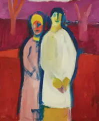 Two by Zlatko Prica, 2000., oil on canvas, sold May 2026