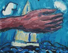 Đuro Seder, Greetings, 1993., oil on canvas
