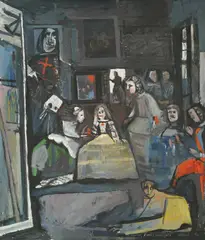 Munir Vejzović, Las Meninas After Velazquez, 2002., oil on canvas