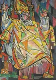 Vilim Svečnjak, Bishop, oil on canvas
