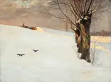 Wilhelm Nagel, Iarnă în Baden, ulei pe pânză