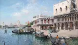 Jose Checa Galindo, Veneția, ulei pe carton