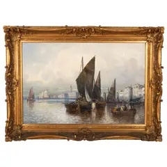 Vele la Veneția by Fernand Lubich, ulei pe pânză, sold Apr 2026