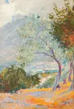 Peisaj impresionist by sec. Xx Școală Franceză, 1981, ulei pe lemn, sold Apr 2026