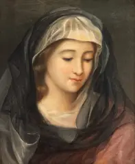 sec. Xviii Școală Spaniolă, Mater Dolorosa, ulei pe pânză