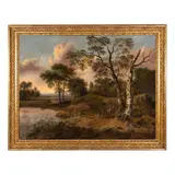 Margine de pădure by Școală Olandeză, (după Jan Wijnants), sec. Xix, ulei pe pânză, sold Apr 2026