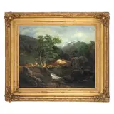 Wilhelm Zobus, Margine de pădure, ulei pe pânză