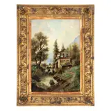 Drumul spre casă by Heinrich Christoph Kolbe, ulei pe pânză, sold Apr 2026