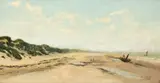 Plajă în Normandia by sfârșitul sec. Xix Școală Franceză, 1895, ulei pe pânză, sold Apr 2026