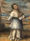 Toma de Aquino by sec. Xviii Școală Italiană, ulei pe pânză, sold Apr 2026