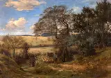 William Greaves, Cu oile la păscut, ulei pe pânză