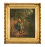 Pescarul by sec. Xix Școală Franceză, ulei pe pânză, sold Apr 2026