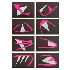 Geta Brătescu, Jocul formelor (8 colaje), 2011, colaj