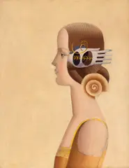 Mihai Rusu, Venus, 1987, ulei pe pânză