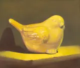 Cristiana-Emanuela Tărbuc, Fragil sub lumina reflectoarelor, 2025, ulei pe pânză