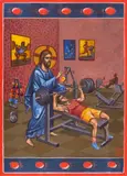 Iulian Gheabă, The Presence, 2026, tempera cu ou pe lemn