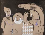 Samy Briss, Familie de circari, cromolitografie
