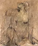 Marius Cilievici, Nud, 1993, ulei pe pânză