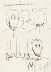 Sorin Dumitrescu, Niciodată nu te-am alungat din minte, 2004, tuș pe hârtie