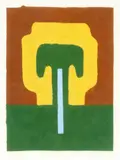 Vasile Dobrian, Rod (I), 1991, linogravură