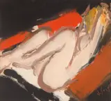 Vasile Grigore, Intimitate, ulei pe pânză lipită pe carton