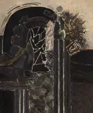 Madonă by Ion Alin Gheorghiu, 1989, ulei pe pânză, offered Apr 2026