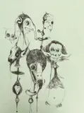 Gert & Uwe Tobias, Untitled (Character sketch)