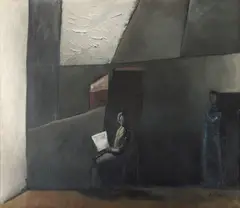 Paul Ackerman, La vie en gris, ulei pe pânză