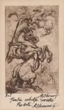 Marcel Chirnoagă, Cavalcadă, gravură pe hârtie