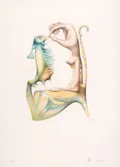 Ghimel by Jules Perahim, cromolitografie, sold Apr 2026