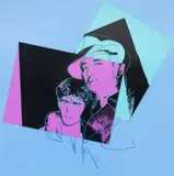 Andy Warhol, Some Men Need Help, cca. 1982, silkscreen și colaj pe hârtie lipită pe carton