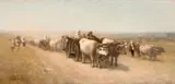 Nicolae Grigorescu, Întoarcerea de la bâlci, 1875, ulei pe carton