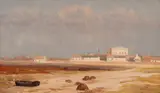 Stefan Popescu, Peisaj din Normandia, 1901-1905, ulei pe pânză