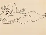 Andy Warhol, Înger, tuș pe hârtie