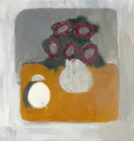 Constantin Piliuță, Natură statică cu ceas deșteptător, începutul anilor '70, ulei pe pânză