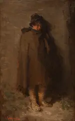 Nicolae Grigorescu, Băiat din Vitré, ulei pe pânză