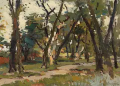 Adam Bălţatu, Margine de pădure, ulei pe pânză