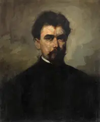 Petre Bulgăraş, Portretul pictorului G.D. Mirea, ulei pe pânză