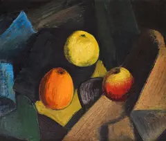 Vasil Barakov, Still life with fruits, 1930's, oil on canvas