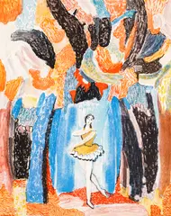 Dimitar Kirov, Ballerina, lithography