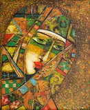 Peter Michev-Pedro, Mood, oil on canvas