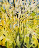 Andreĭ Daniel, Roots, 1996, oil on canvas