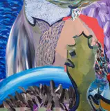 Edmond Demirjian, The Green Man, oil on canvas