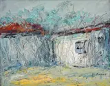Napoleon Alekov, The old house, oil on canvas