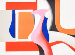 Georgi Daskalov, Abstract figure, chromolithography